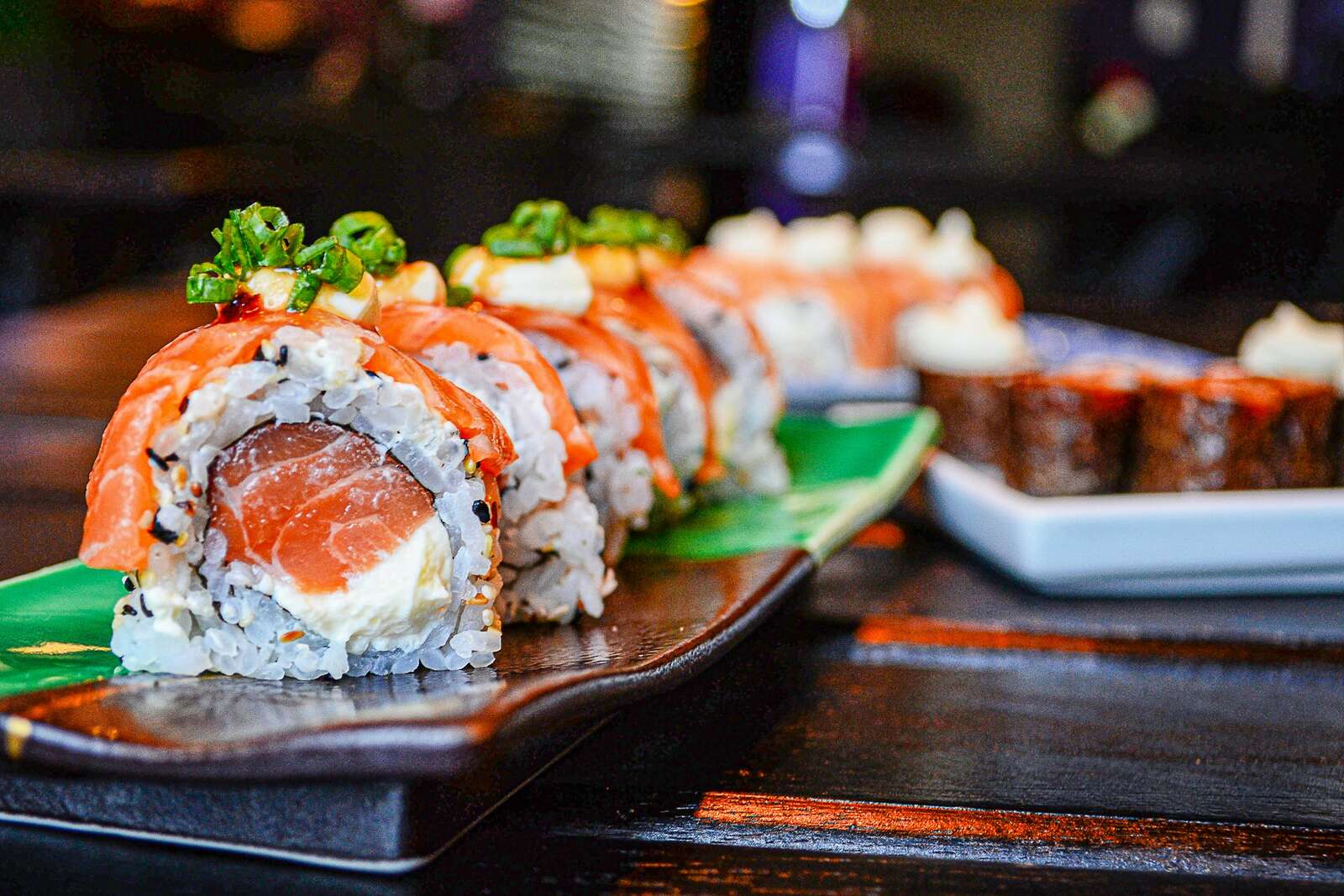 Fresh sushi platter