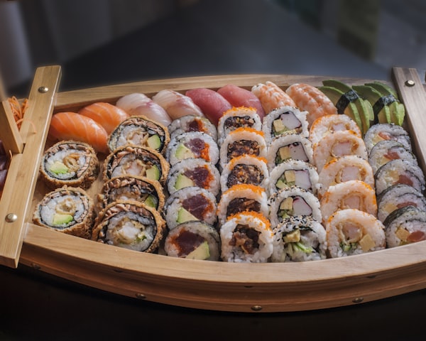 Dragon Roll — our signature dish
